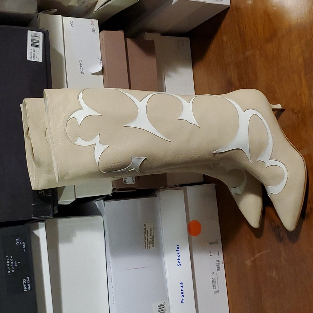 Sz 35 NIB $995 Tibi leather boots